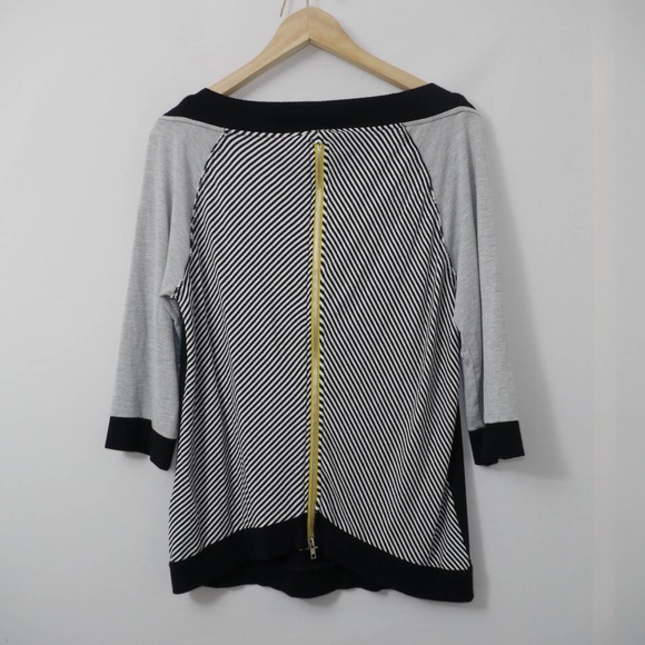 Tribal 3/4 Sleeve Boat Neck Shirt Size S - Picture 6 of 10